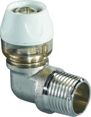 UPONOR RTM УГОЛЬНИК С НАРУЖНОЙ РЕЗЬБОЙ ЛАТУНЬ 25-3/4"НР '15C
