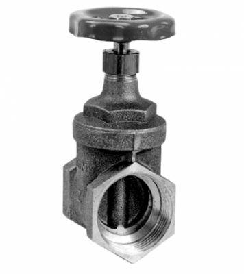 Задвижка (Isolating valve) Rp 1 ½", PN10, внутренняя резьба, корпус-латунь Grundfos
