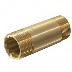 Бочонок удлиненный. Латунный  1/2" ш/ш-60 мм