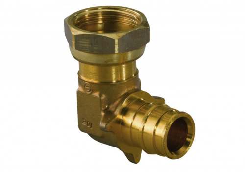 UPONOR Q&E УГОЛЬНИК С НАКИДНОЙ ГАЙКОЙ 20-G1/2"НГ '50C