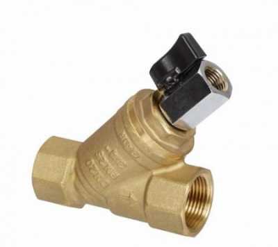 Фильтр сетчатый со спускным краном FVR-D DN 50 PN 25, Т= 130 °С, внутренняя резьба, корпус-латунь, Danfoss