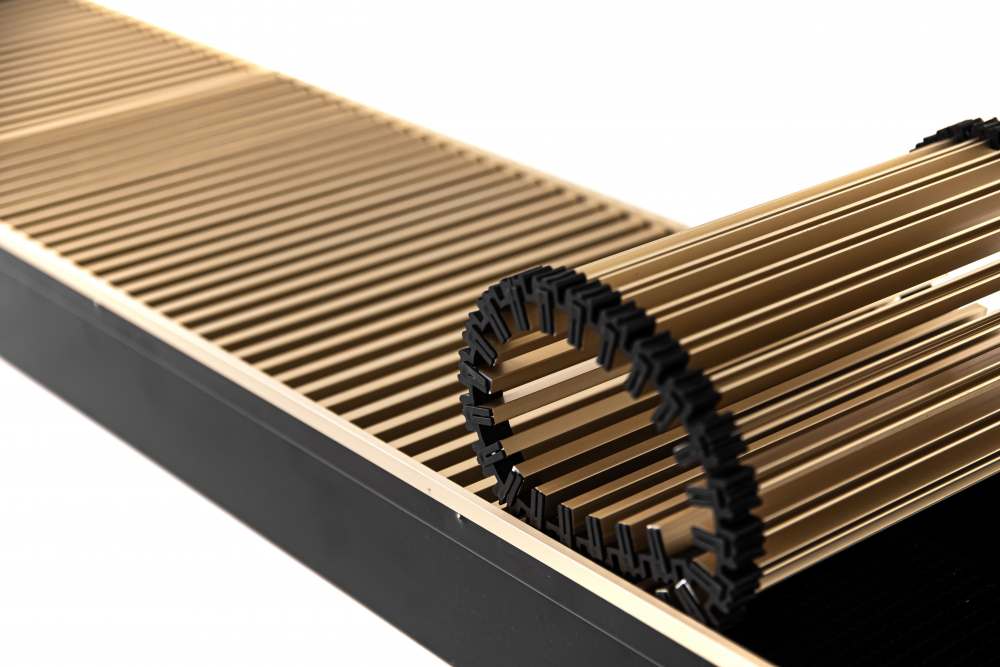 Конвектор внутрипольный с естественной конвекцией без решетки с U-образной рамкой SPL Instyle NC-LS-070/15/42