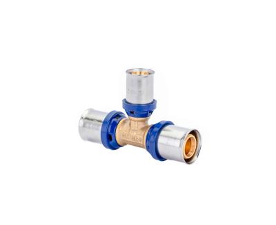 USYSTEMS пресс-тройник MLC Plus редукционный латунный 20-16-16 '10С