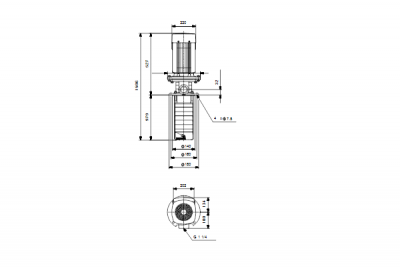 ПОЛУПОГРУЖНОЙ НАСОС MTR5-32/32 A-W-A-HUUV 3x400D 50Hz