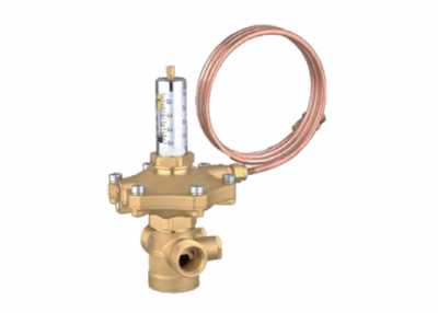Регулятор перепада давления APT-R DN25 PN16, Kvs=5,3 м³/ч, Tmax 120 °С, ΔРмакс=1,5 бар, с наружной резьбой, в комплекте c фитингами 003Z0234R (2шт), с изменяемой настройкой 5-35 кПа, импульсной трубкой 1 м, корпус-латунь, Ридан