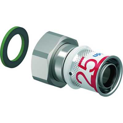 UPONOR S-PRESS PLUS ШТУЦЕР С НАКИДНОЙ ГАЙКОЙ 25-G1"НГ '15И