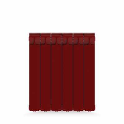 Радиатор биметаллический Rifar Monolit 3/4 500/6 Бордо