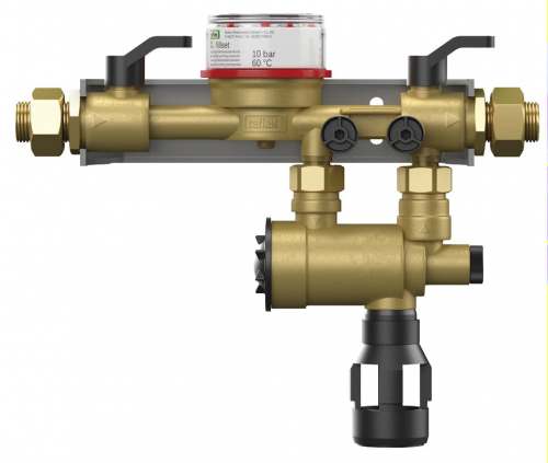 Арматурный блок reflex "fillset" с гидравл.раздел.и с контактным водомером G1/2 G1/2
