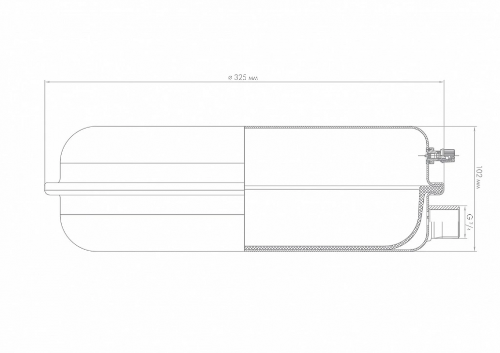 Расширительный бак 6 F