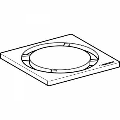Дизайнерская решетка Circle 8 х 8 см, Geberit