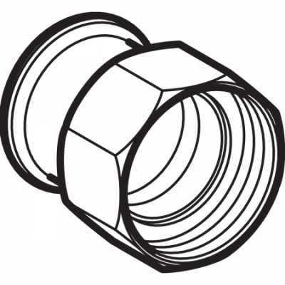 Соединительный элемент Mapress из углеродистой стали, с накидной гайкой: d=22мм, di=13мм, G=3/4дюйм, Geberit