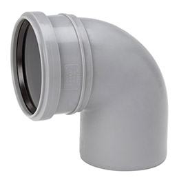 UPONOR ОТВОД КАНАЛИЗАЦИОННЫЙ ОДНОРАСТРУБНЫЙ Д.50ММ 88,5ГР СЕРЫЙ '20А