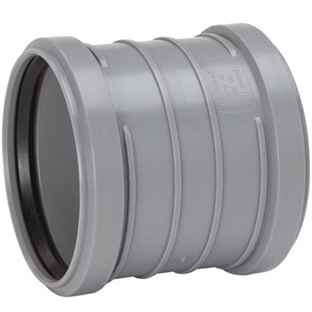 UPONOR МУФТА КАНАЛИЗАЦИОННАЯ НАДВИЖНАЯ Д.75ММ СЕРАЯ '25C