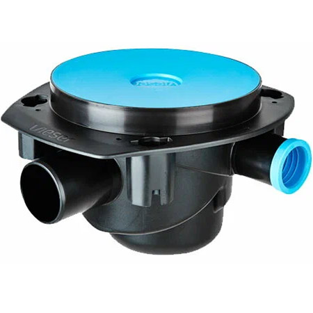 UPONOR VIESER ТРАП С ГОРИЗОНТАЛЬНЫМ ВЫПУСКОМ, Д.50, 3Х32/40ММ БЕЗ ОПОР '1У