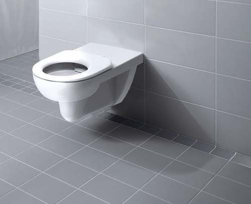 Подвесной унитаз вертикальный смыв Geberit Renova Comfort, удлиненный вылет: T=70см, Белый