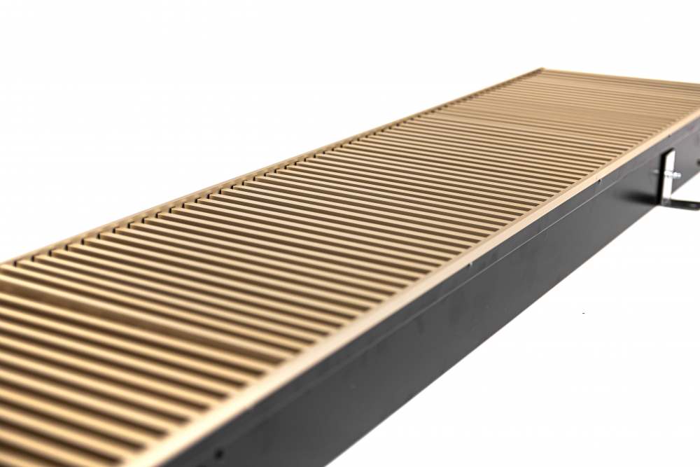 Конвектор внутрипольный с естественной конвекцией без решетки с U-образной рамкой SPL Instyle NC-LS-070/15/42