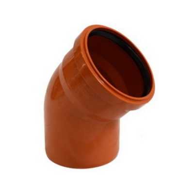 Отвод НПВХ D 110*30° СИНИКОН