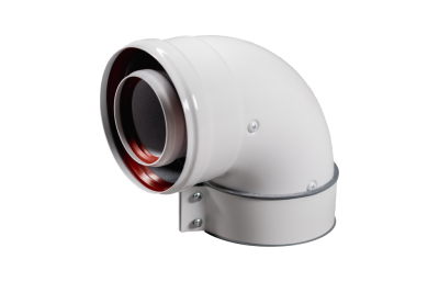 Начальный коаксиальный отвод 90° для всех котлов BAXI кроме ECO Classic / ECO Nova, диам. 60/100 мм