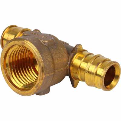 UPONOR Q&E ТРОЙНИК С ВНУТРЕННЕЙ РЕЗЬБОЙ 16-RP1/2"ВР-16 '50И