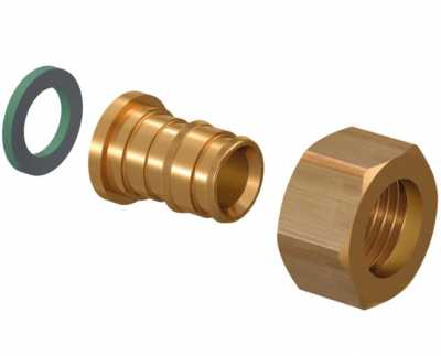 ШТУЦЕР UPONOR Q&E С НАКИДНОЙ ГАЙКОЙ 25-1" НГ