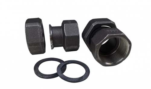 Резьбовое трубное соединение (Union set CI), G 1 1/2" × Rp 1", чугун, комплект,  Grundfos