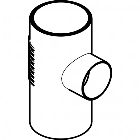 Тройник Silent-db20 88,5°: d=135мм, d1=110мм, Geberit