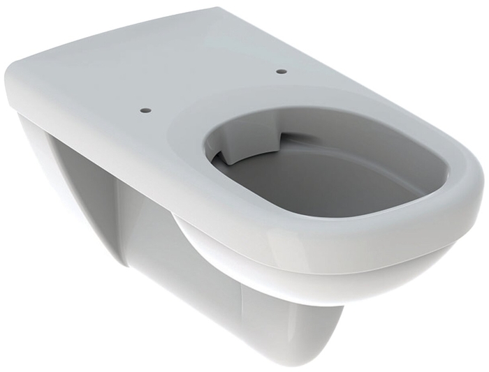 Подвесной унитаз вертикальный смыв Geberit Renova Comfort Square, удлиненный вылет, Rimfree: T=70см, Белый