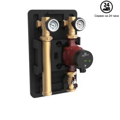 Насосная группа с прямым контуром 1" в теплоизоляции с насосом ALPHA1 L HEATMIX D25 ALPHA1L 40