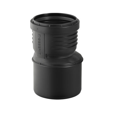 Переход эксцентриковый короткий Geberit Silent-PP: d=110мм, d1=50мм