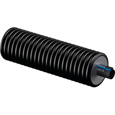 UPONOR ECOFLEX SUPRA PLUS ТРУБА С ДВУМЯ КАБЕЛЯМИ 2X10ВТ/M 63X5,8/175 БУХТА 150М '1С