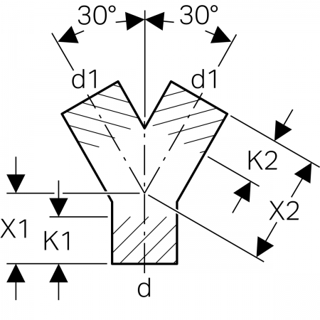 Тройник двойной Y-образный PE 2 x 30°: d=50мм, d1=40мм, Geberit