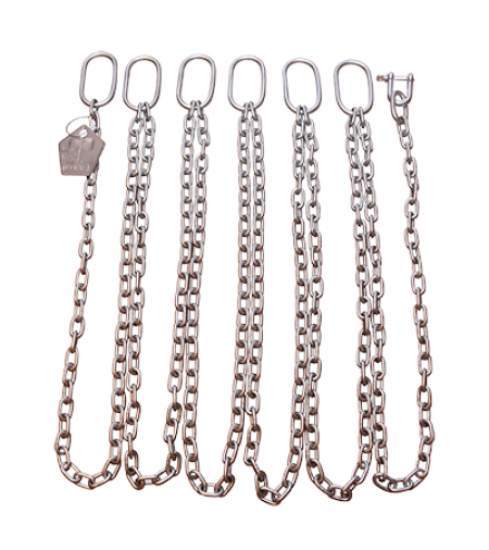 ЦЕПЬ ПОДЪЕМНАЯ, НЕРЖАВЕЮЩАЯ СТАЛЬ Lift. chain 320kg 10m SS cert. cpl.