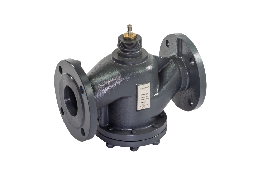 Клапан регулирующий VFM-2R, DN400 PN16, Kvs=2200 м³/ч, Tmax=150 °С, Ридан
