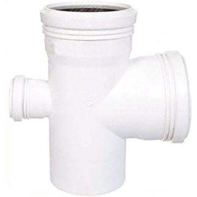 UPONOR КРЕСТОВИНА КАНАЛИЗАЦИОННАЯ ОДНОПЛОСКОСТНАЯ Д.110/50ММ 87ГР БЕЛАЯ '1C