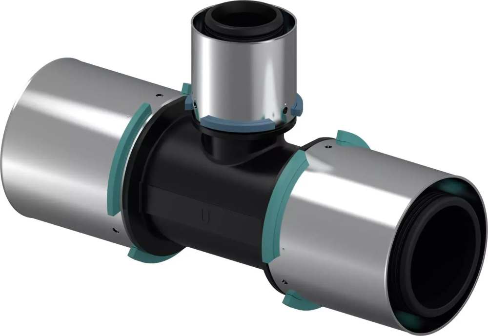 UPONOR S-PRESS ТРОЙНИК РЕДУКЦИОННЫЙ КОМПОЗИЦИОННЫЙ PPSU 63-40-63 '1У