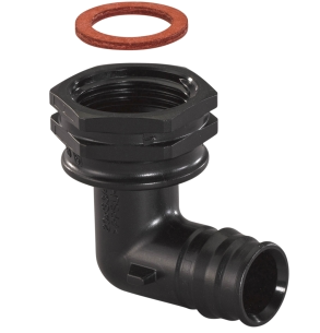UPONOR Q&E УГОЛЬНИК С НАКИДНОЙ ГАЙКОЙ PPSU 16-1/2"НГ '40С
