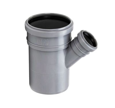 UPONOR ТРОЙНИК КАНАЛИЗАЦИОННЫЙ ДВУХРАСТРУБНЫЙ Д.32/32ММ 45ГР. БЕЛЫЙ '1C