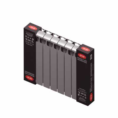 Радиатор биметаллический Rifar Monolit 3/4 500/8 Титан