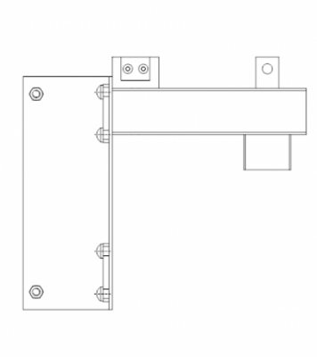 КРОНШТЕЙН Motor bracket AMD 60/60; AISI 316