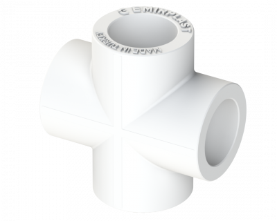 Крестовина PP Dу 32 - белый, SPL-EmirPlast