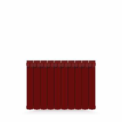 Радиатор биметаллический Rifar Monolit 3/4 500/10 Бордо