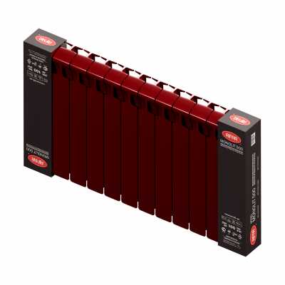 Радиатор биметаллический Rifar Monolit 3/4 500/12 Бордо