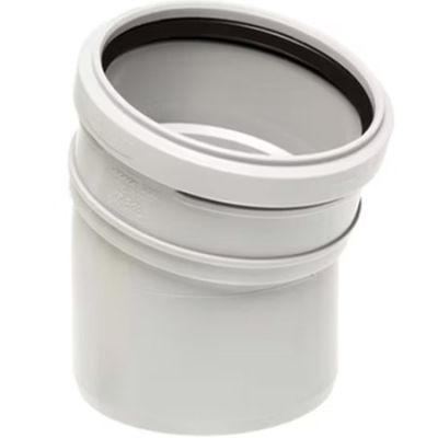 UPONOR DECIBEL ОТВОД КАНАЛИЗАЦИОННЫЙ ОДНОРАСТРУБНЫЙ Д.160ММ 15ГР ПП БЕЛЫЙ '1У