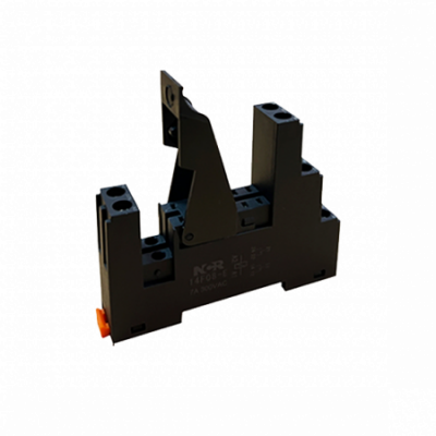 Колодка реле 14F08-E, 8pin на DIN-рейку с пластиковым фиксатором