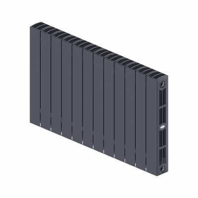 Радиатор биметаллический Rifar SUPReMO 3/4 350/14 Титан