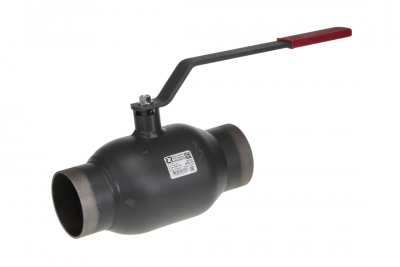 Шаровой кран RJIP Standard WW DN 25 PN 16 Т= 150 °С, приварной, стандартный проход, с рукояткой, корпус-углеродистая сталь, Ридан