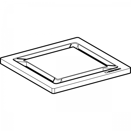 Дизайнерская решетка Squares 8 х 8 см, Geberit
