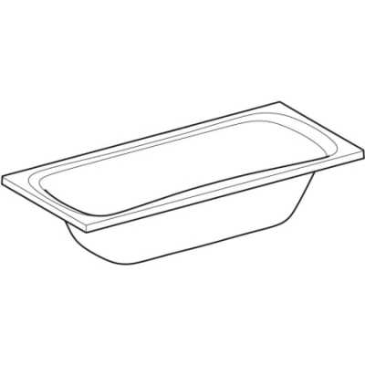 Прямоугольная ванна Geberit Renova, Duo: L=180см, B=80см
