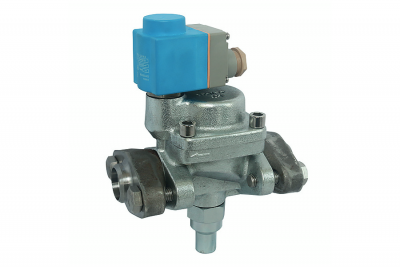 Электромагнитный клапан EVRAT DN15 PN40, Kvs=2,7 м³/ч, с ответ фланцами в компл, без катушки, Ридан
