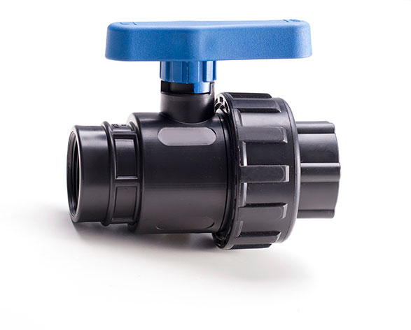 Кран для ПНД труб ВВ 1 1/4" (Lammin) 84/6